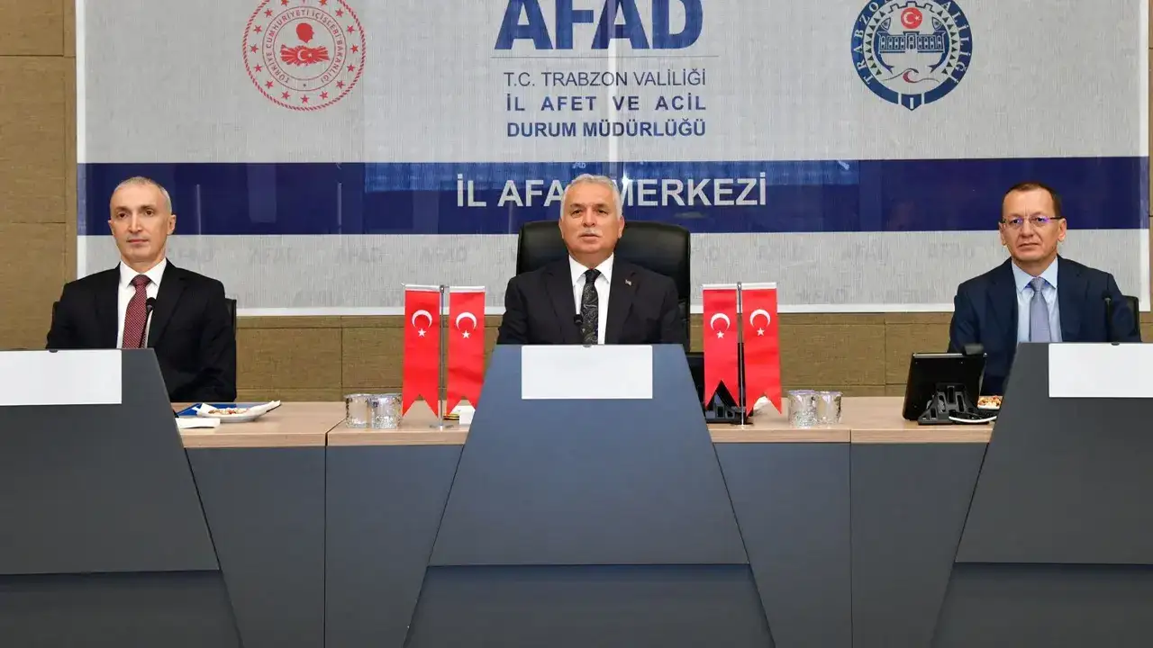 Trabzon’da güvenlik ve asayiş masaya yatırıldı