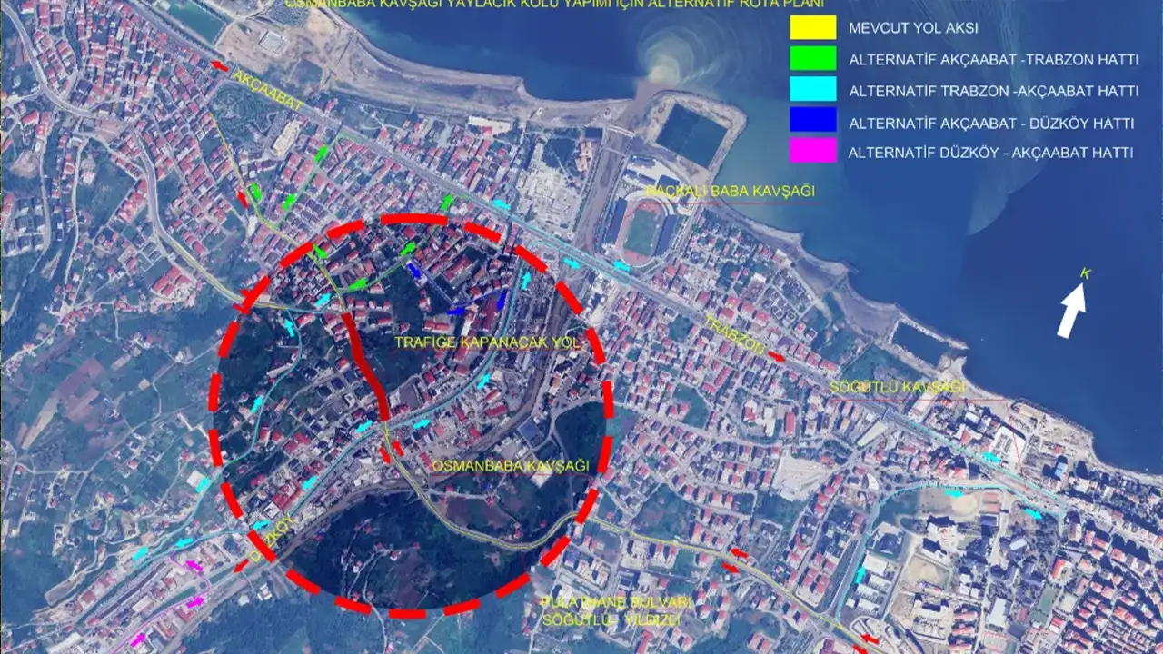 Trabzon'da o yolu kullanacaklar dikkat: 1 ay trafiğe kapalı olacak