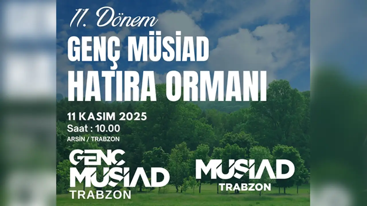 Genç MÜSİAD Trabzon’dan doğaya nefes: Fidanlar toprakla buluşacak