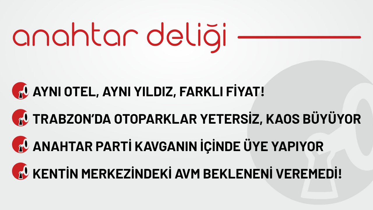 Anahtar Deliği 08.11.2025 - Trabzon’da otoparklar yetersiz, kaos büyüyor