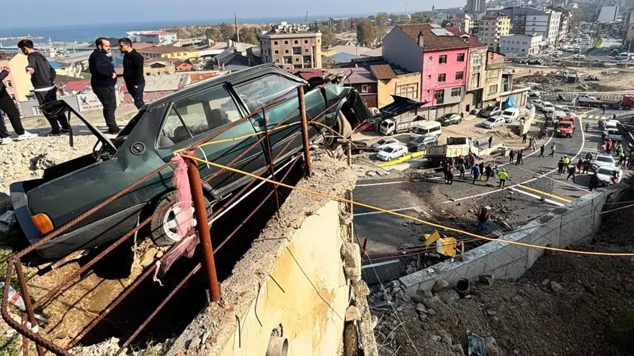 Trabzon’da korkunç kaza: Az kalsın facia yaşanıyordu