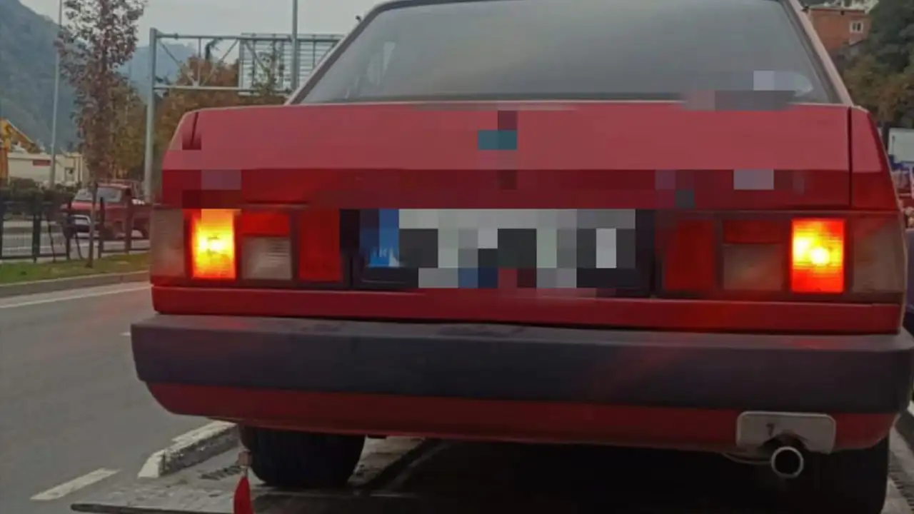 Trabzon’da gürültü yapan 14 araç trafikten men edildi