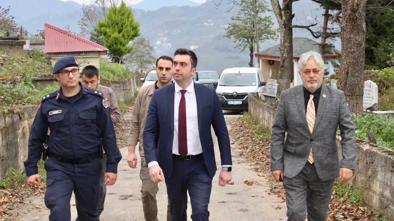 Giresun'da Kaymakam Uludağ, köylerde KÖYDES çalışmalarını inceledi
