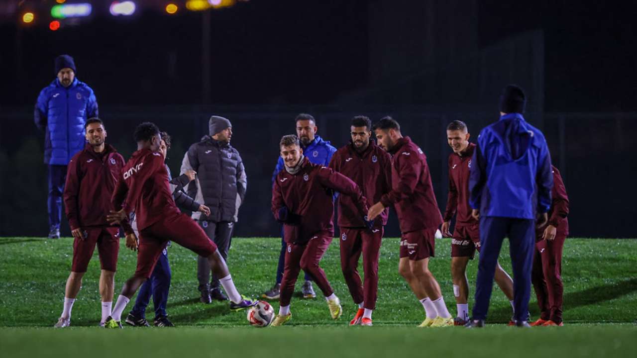 Trabzonspor’da antrenman coşkusu: Başakşehir öncesi son viraj