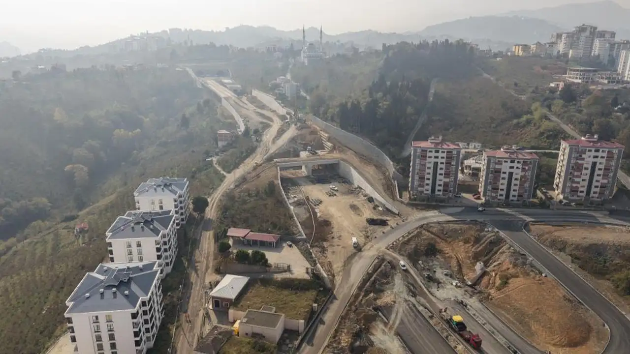 Trabzon’un dev projesi Kanuni Bulvarı’nda sona doğru: 23 kilometre tamamlandı