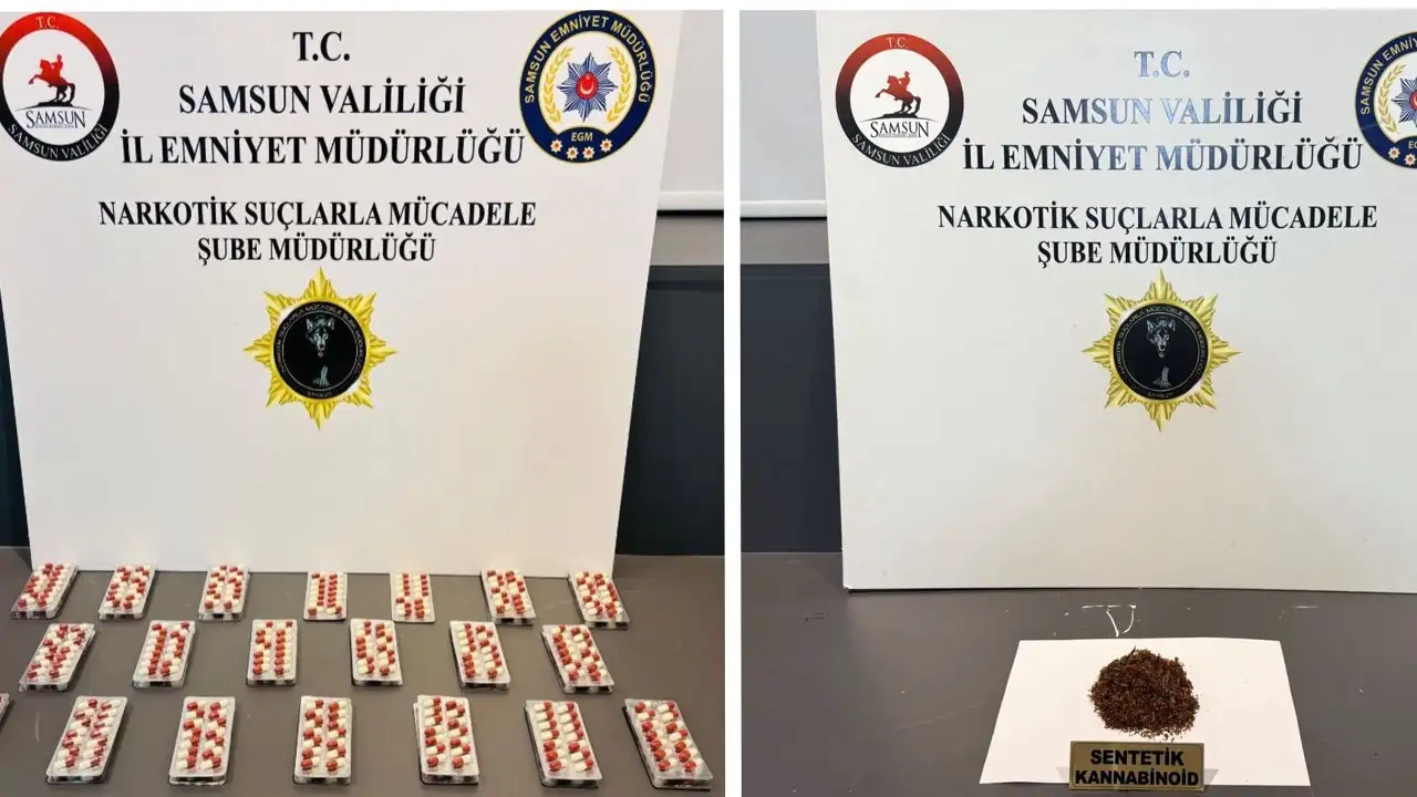 Samsun’da eş zamanlı uyuşturucu operasyonu: 7 kişi gözaltında