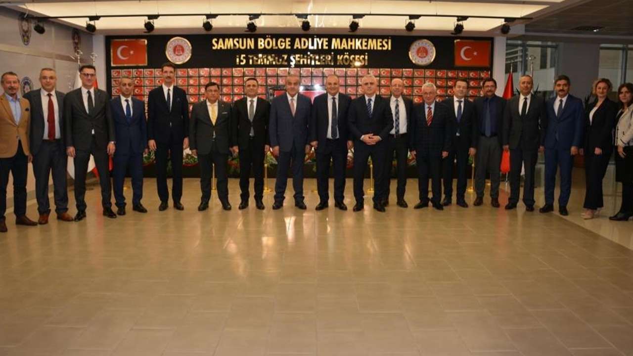 HSK üyelerinden Samsun adliyelerine ziyaret
