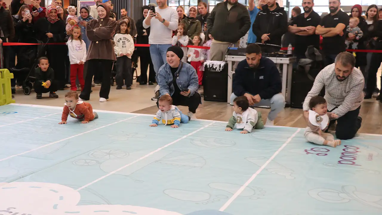 Rize’de emekleme yarışında miniklerden büyük mücadele