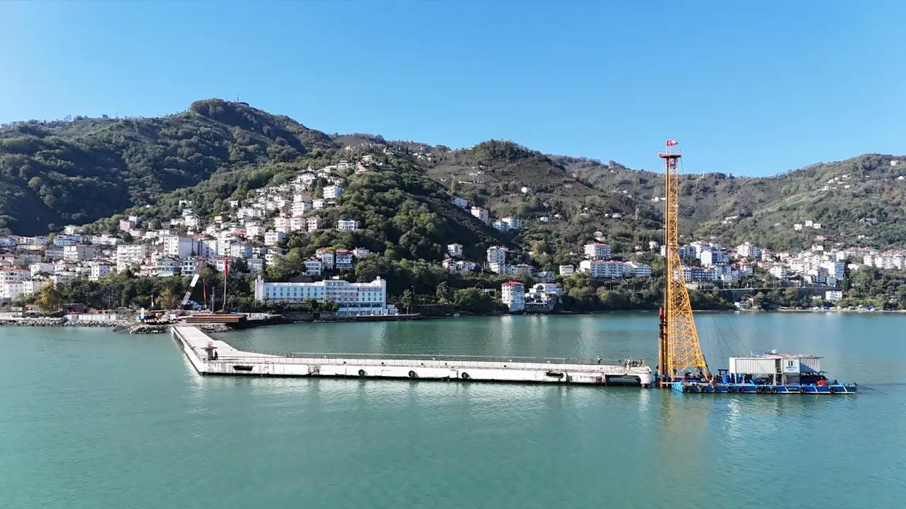 Ordu kruvaziyer turizmine hazırlanıyor: Rıhtım uzatma çalışmaları sürüyor