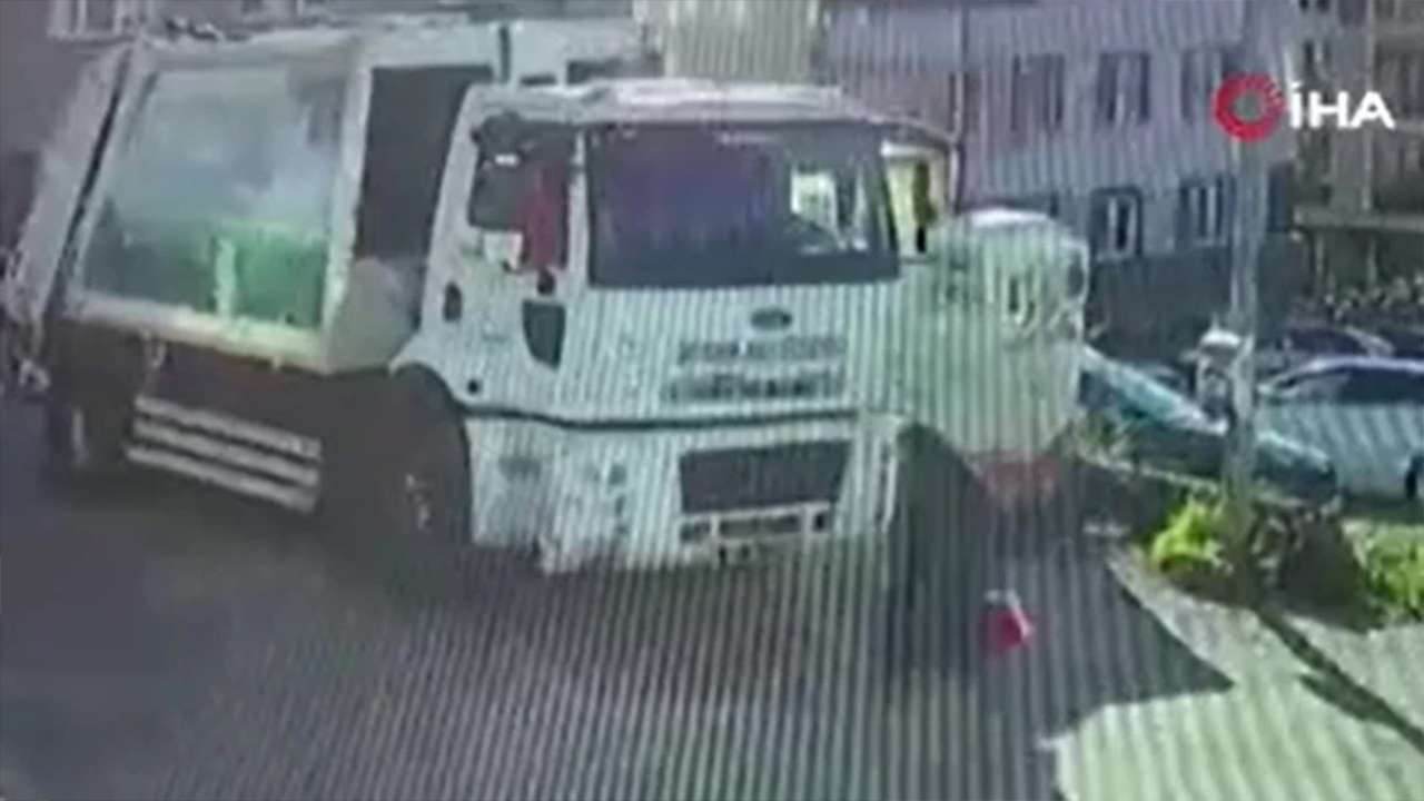 Çöp kamyonu faciası: Yaşlı kadın hayatını kaybetti