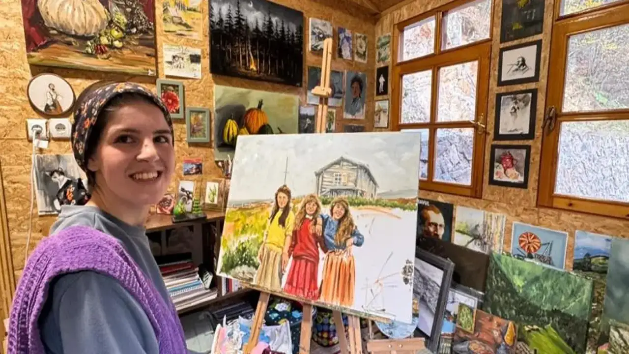 Karadeniz’in genç ressamı unutulan yayla hikâyelerini yeniden canlandırıyor