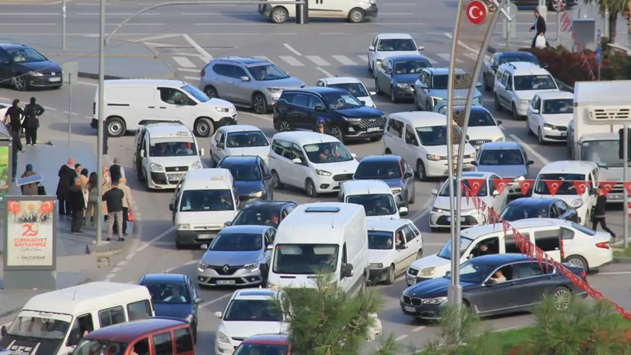 Samsun’da araç sayısı arttı: Bir ayda 3 bin 394 yeni kayıt
