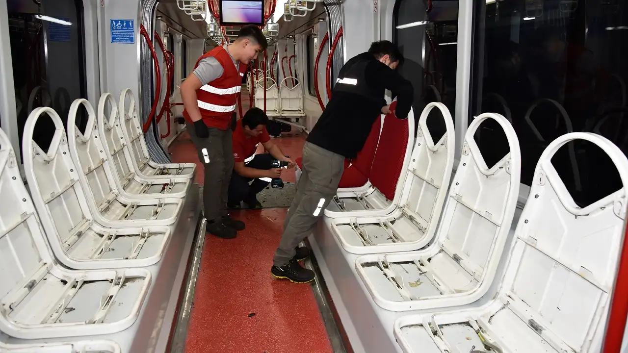 Samsun’da tramvaylar yenileniyor: Yangına dayanıklı yeni sistem