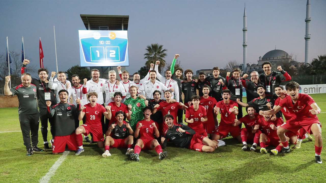 U19 millilerden namağlup zafer: Elit tur bileti cepte