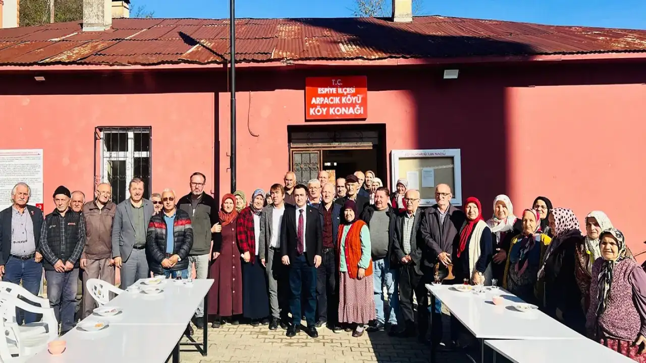 Giresun Espiye  Kaymakamı Ahmet Kavanoz’dan köylere ziyaret