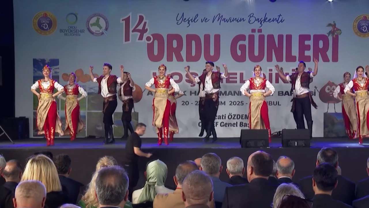 Ordu tanıtım günleri İstanbul’da coşkuyla başladı