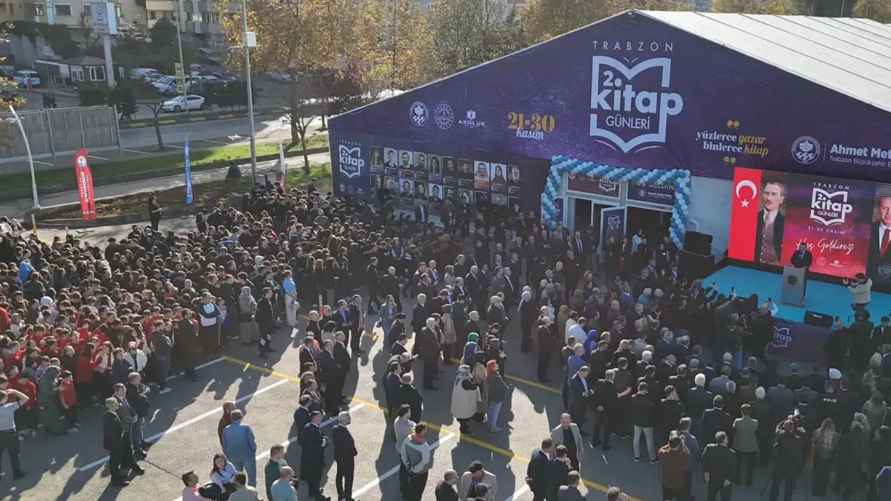 Trabzon 2. Kitap Günleri törenle açıldı: 30 Kasım’a kadar sürecek