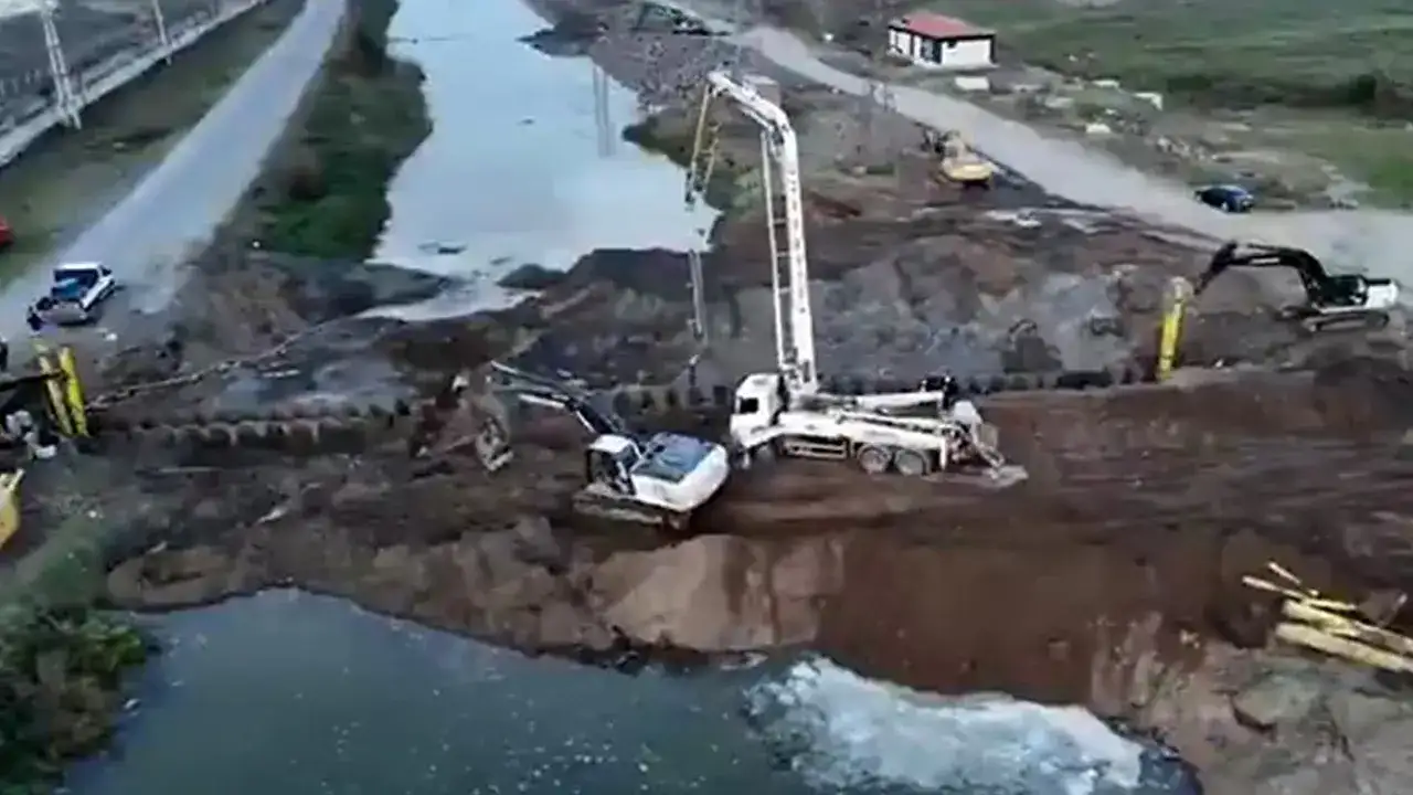 Samsun’da Yeni OSB’de kurulumlar sürüyor