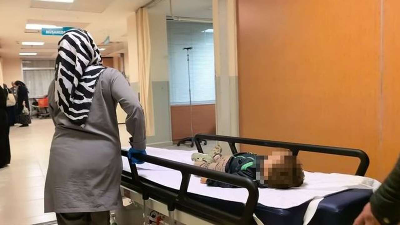 Patlayan torpil küçük çocuğu kör etti