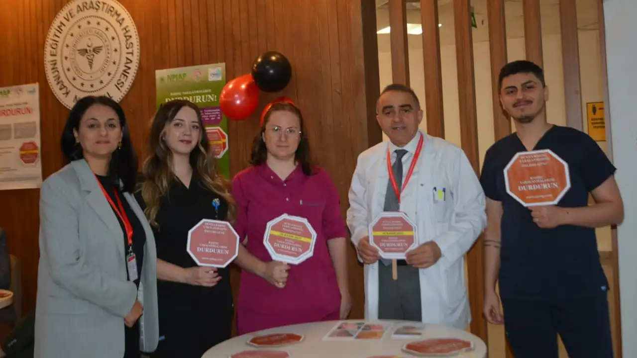 Kanuni Eğitim ve Araştırma Hastanesi'nde bası yaraları farkındalığı