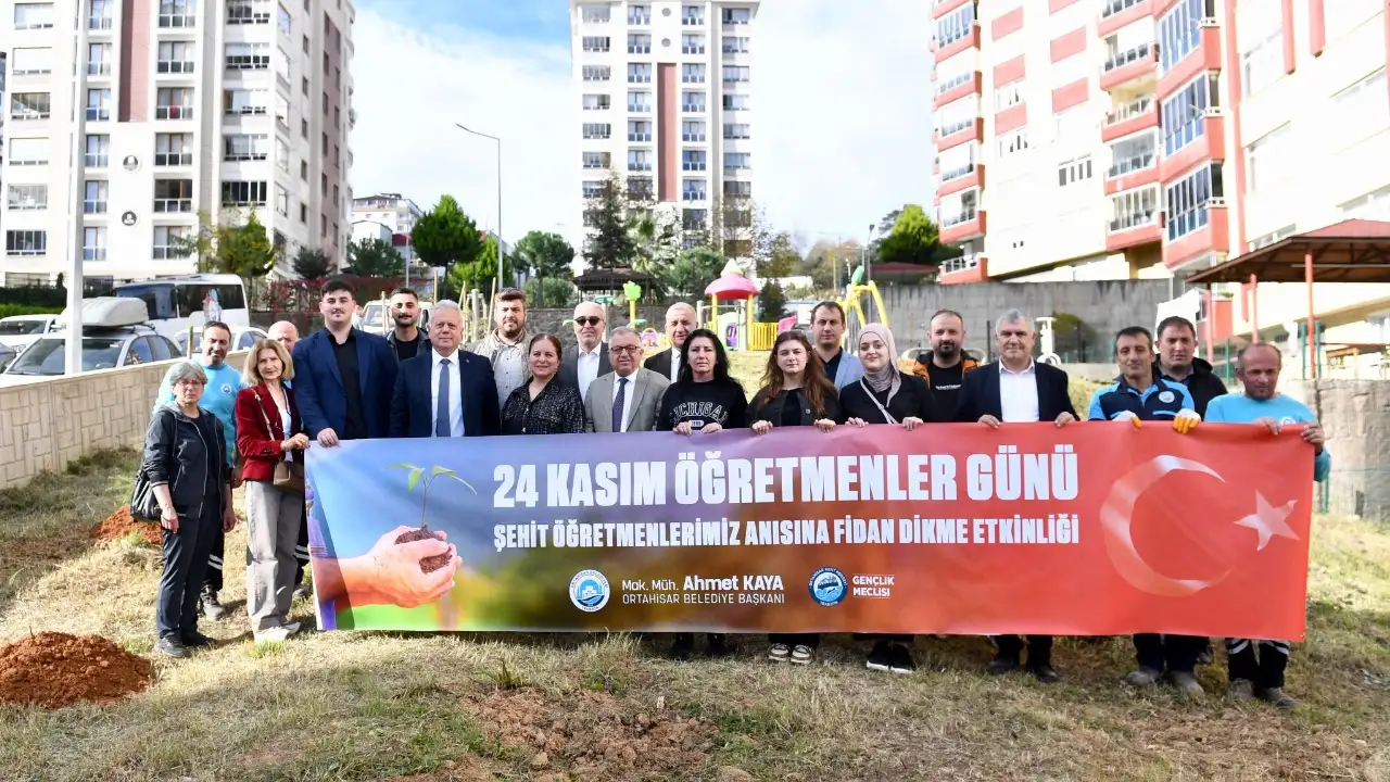 Ortahisar Gençlik Meclisi’nden anlamlı etkinlik: 16 çam fidanı toprakla buluştu
