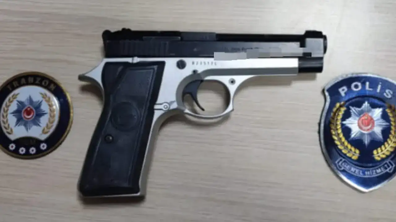 Trabzon’da ruhsatsız silahlar el konuldu