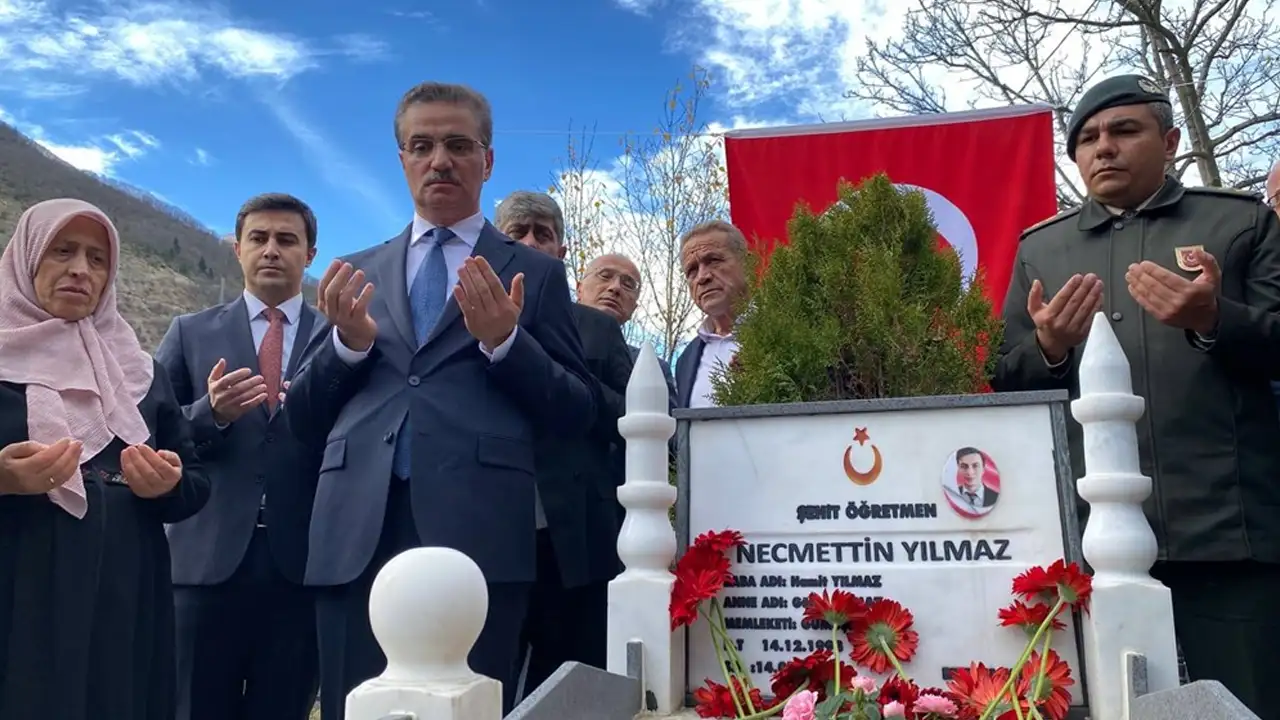 Gümüşhane’de şehit öğretmen Necmettin Yılmaz anıldı