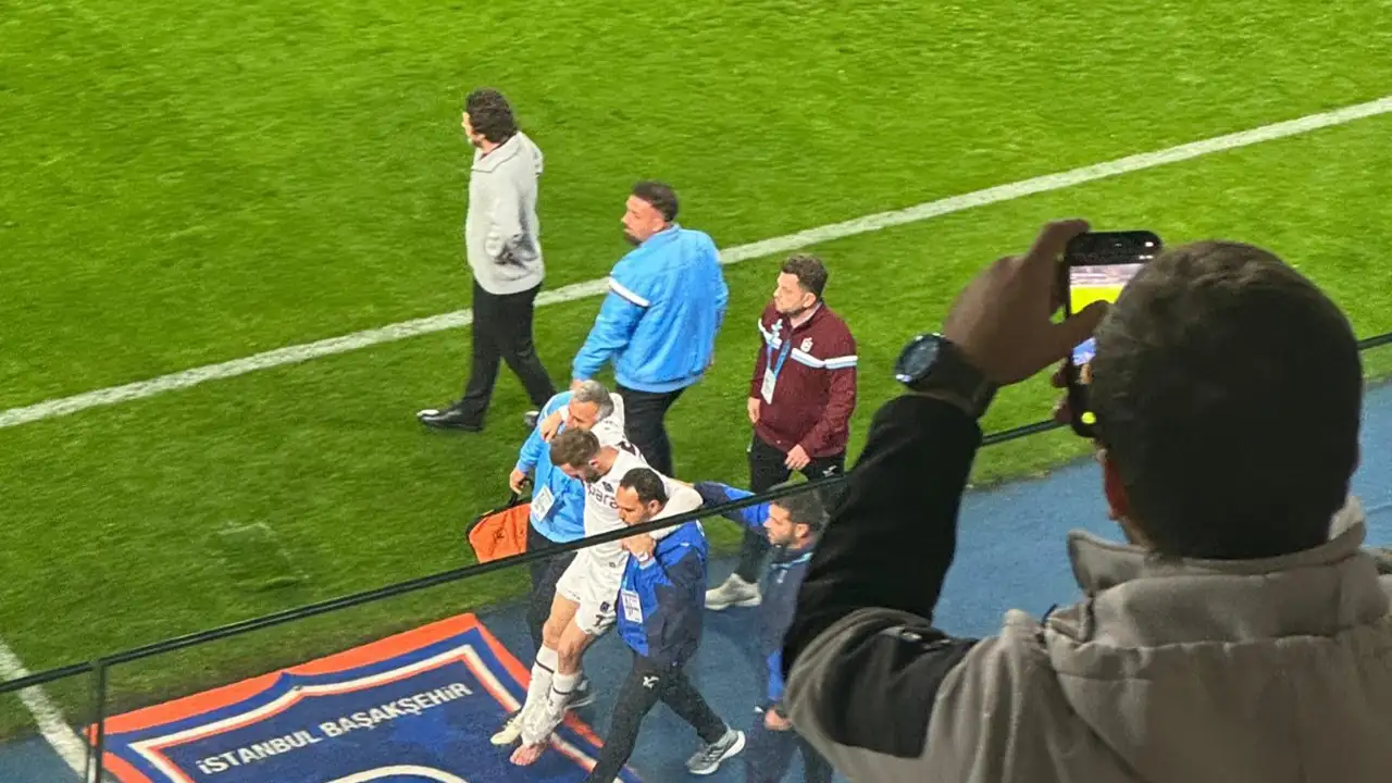 Trabzonspor'da Visca şoku: Maça devam edemedi