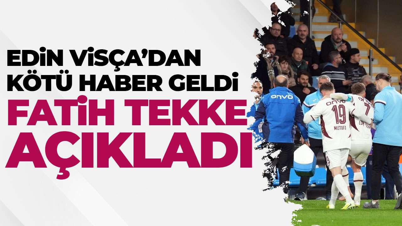 Fatih Tekke kötü haberi verdi: Trabzonspor'un yıldızı operasyon geçirecek