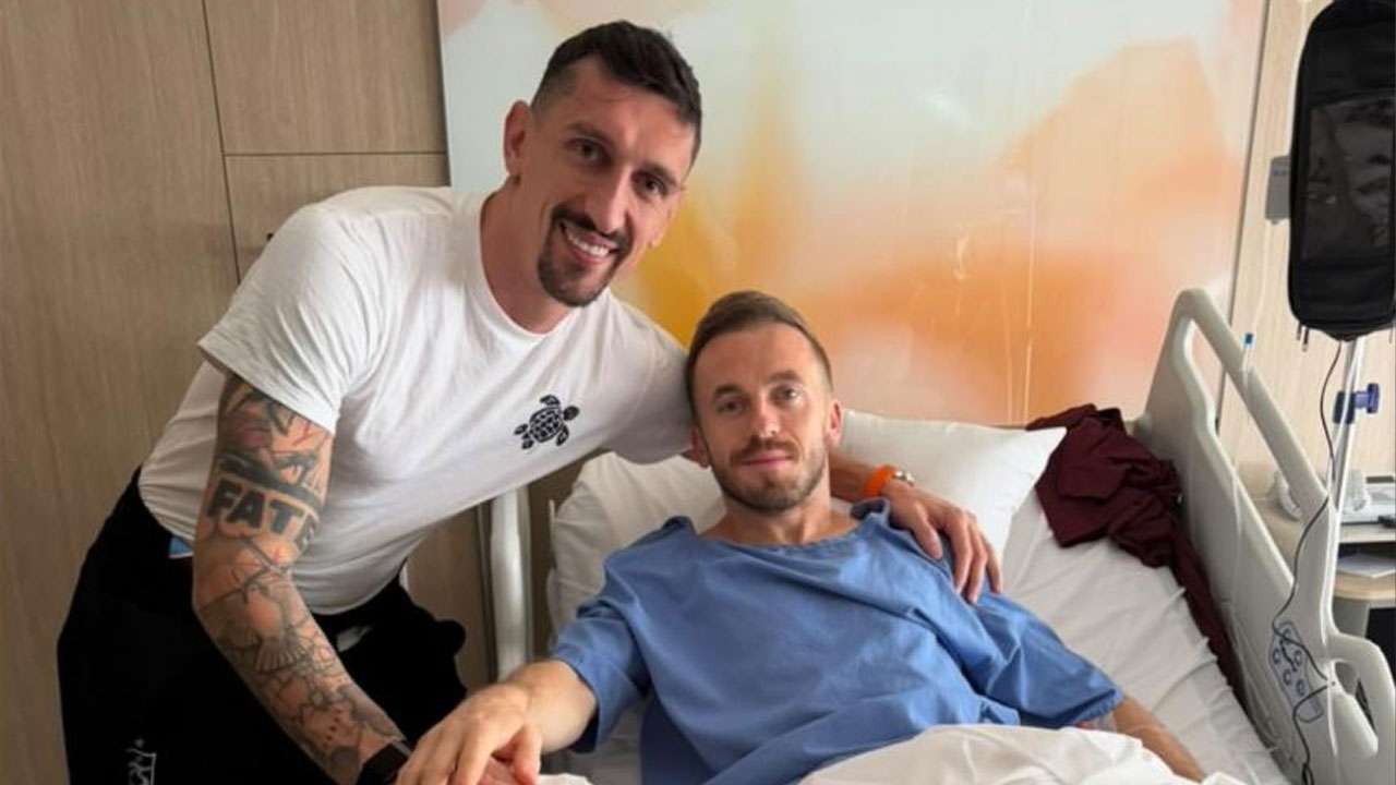 Trabzonspor’da Savic'ten Edin Visca’ya ziyaret