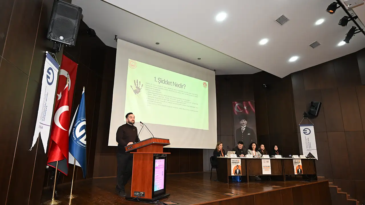KTÜ’de ‘Kadına Yönelik Şiddet’ Paneli: Akademiden Topluma Ortak Sorumluluk