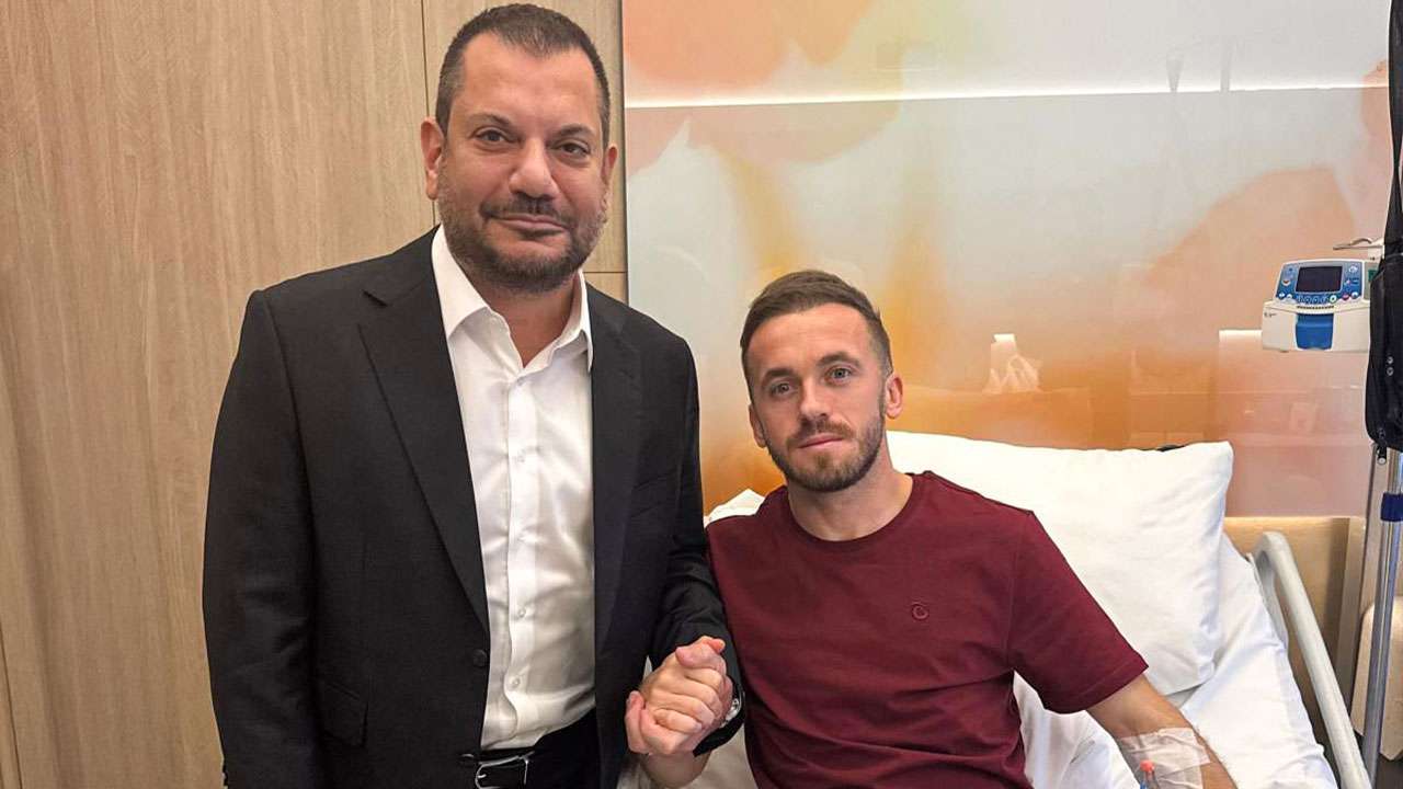 Trabzonspor Başkanı Ertuğrul Doğan’dan Visça’ya geçmiş olsun ziyareti