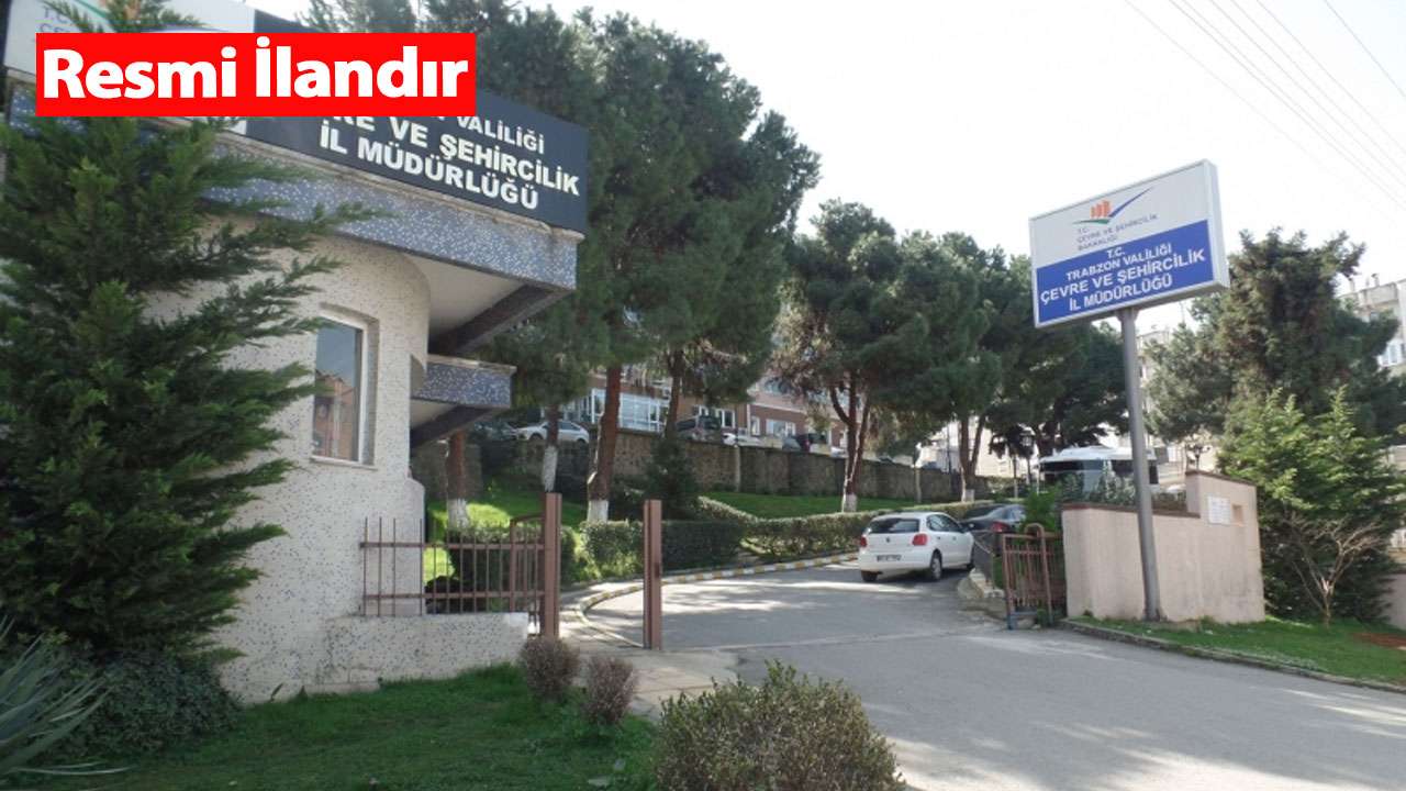 Trabzon Çevre, Şehircilik ve İklim Değişikliği İl Müdürlüğü Araç Kiralama Hizmeti Alacak