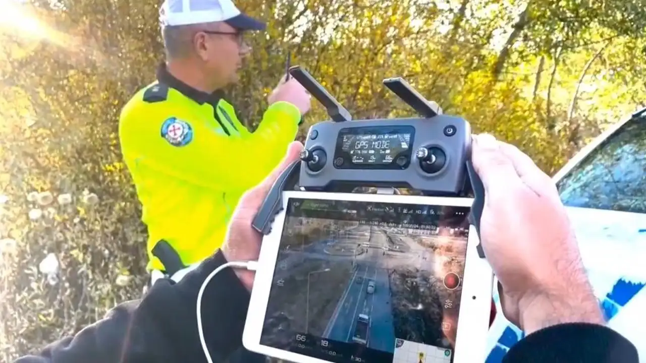 Bayburt’ta drone destekli trafik denetimi: 6 sürücüye ceza