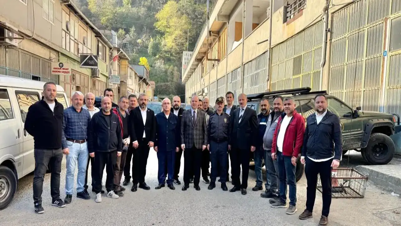 Giresun Sanayi Sitesi’nden Vali Serdengeçti’ye yol ve altyapı talebi