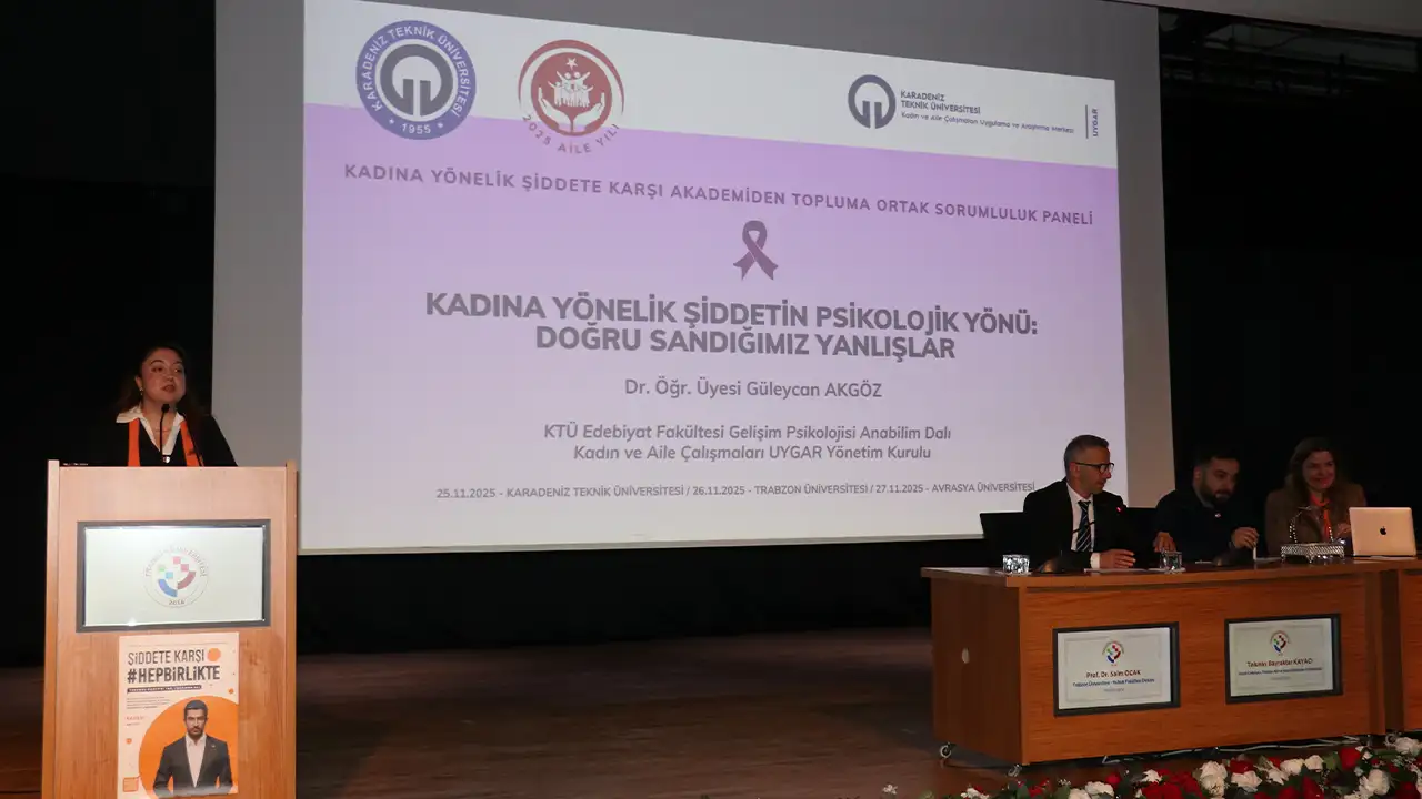 Trabzon’da kadına yönelik şiddet masaya yatırıldı: Akademiden topluma ortak çağrı