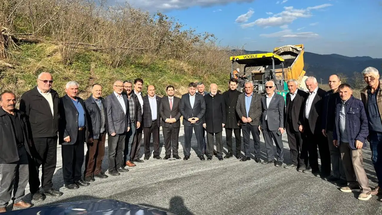Ordu Ulubey’de yol çalışmaları: Sapdere-Damarlı yolu yenileniyor
