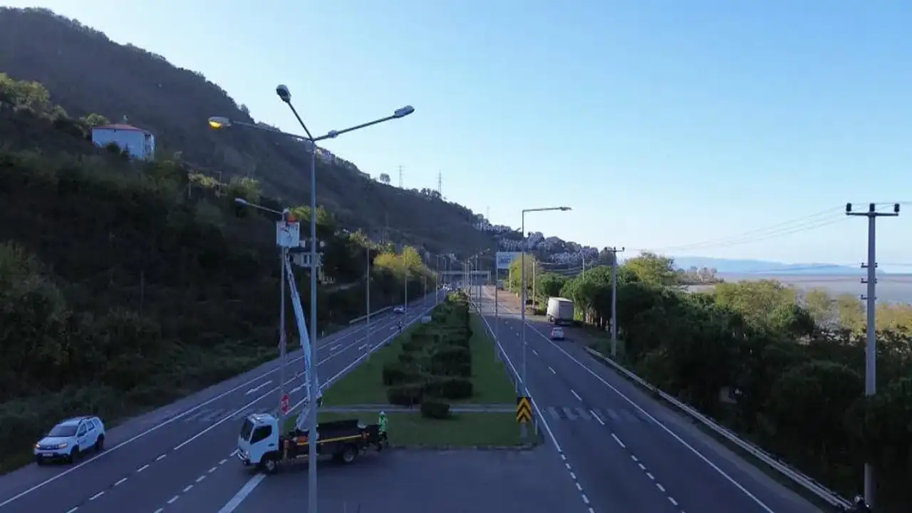 Ordu–Samsun yolunda aydınlatma seferberliği