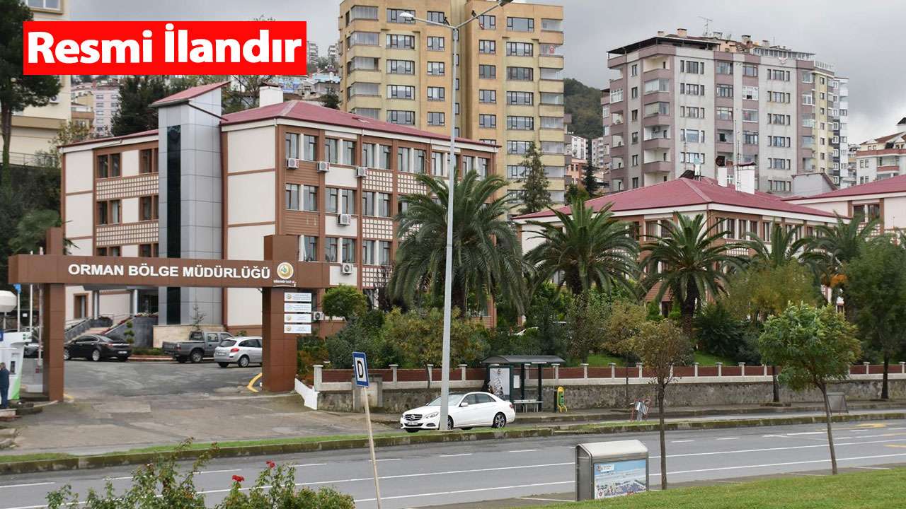 Trabzon Orman İşletme Müdürlüğü Personelini Taşıma Hizmeti Alacak