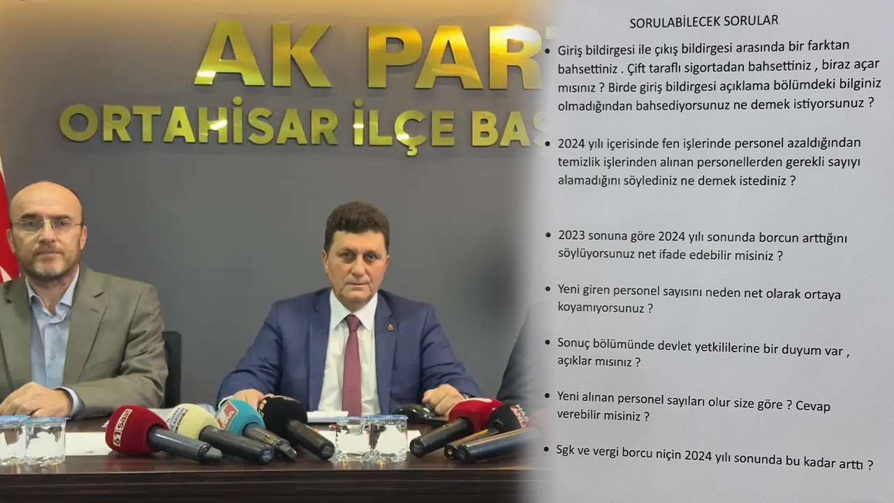 Trabzon’da basın toplantısında tarihi skandal