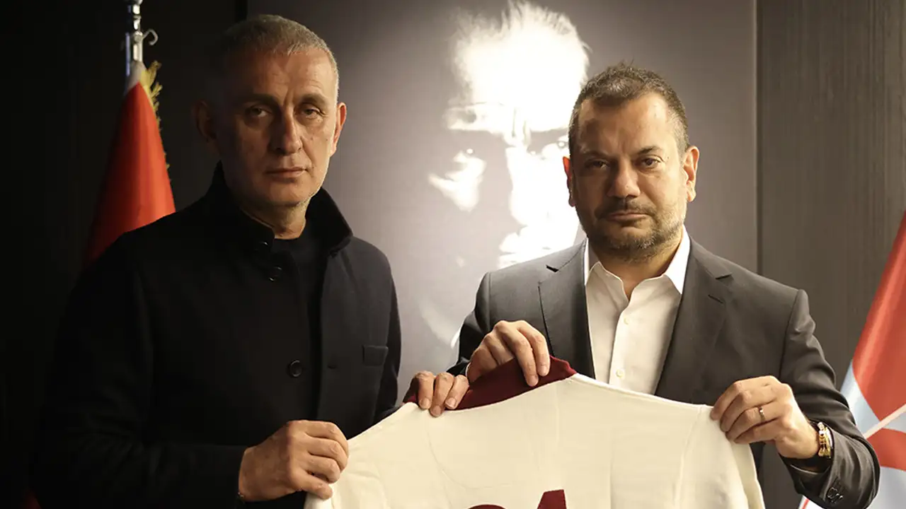 Ertuğrul Doğan’dan TFF Başkanı Hacıosmanoğlu’na tarihi forma hediyesi