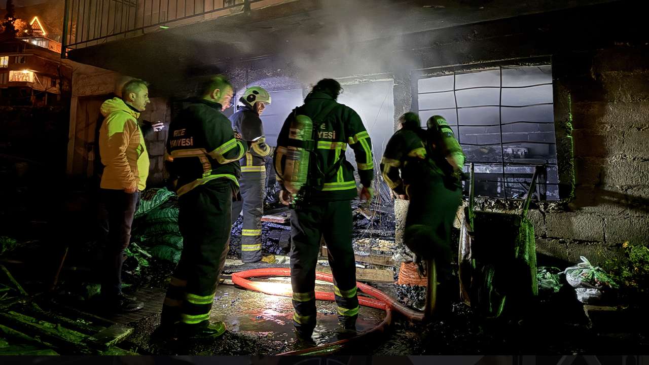 Bölgemizde müstakil binada yangın paniği