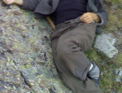 Trabzon'da yaylada çobanın ölümü