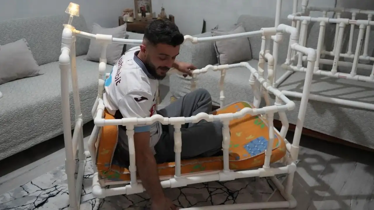 Samsun'da su borularından beşik yaptı, kendisi test etti: Sosyal medyada viral oldu