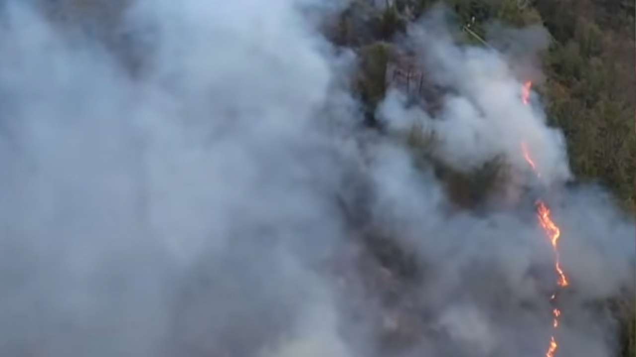 Bölgemizde 1 gündür süren yangın en nihayetinde söndürüldü