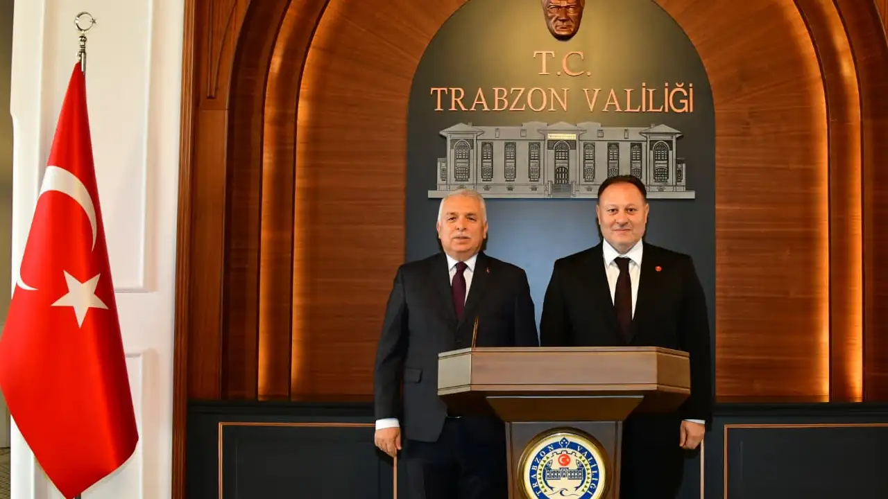 Vali Aziz Yıldırım, KKTC Meclis Başkanı Ziya Öztürkler’i ağırladı