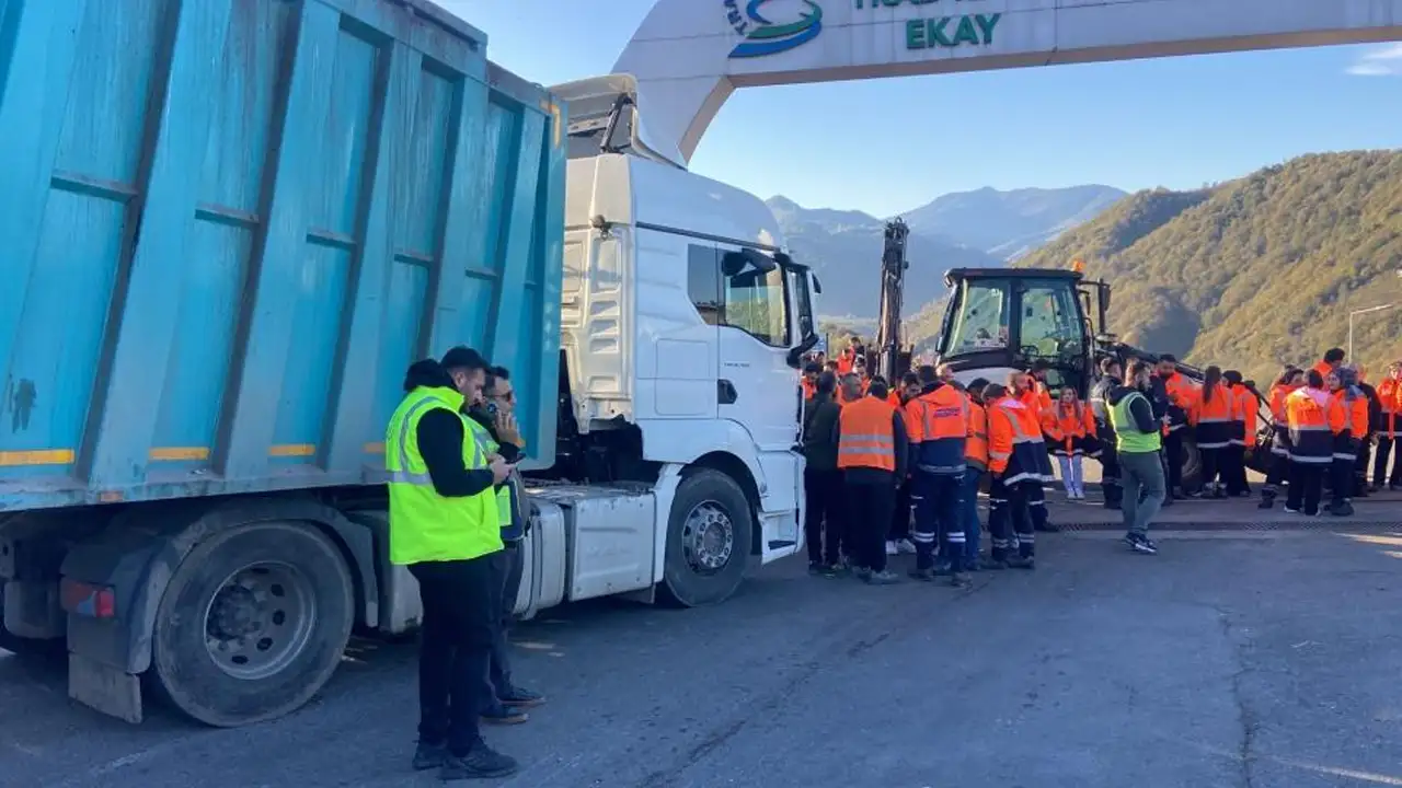 Trabzon'daki katı atık tesisinde kokudan sonra şimdi de maaş krizi