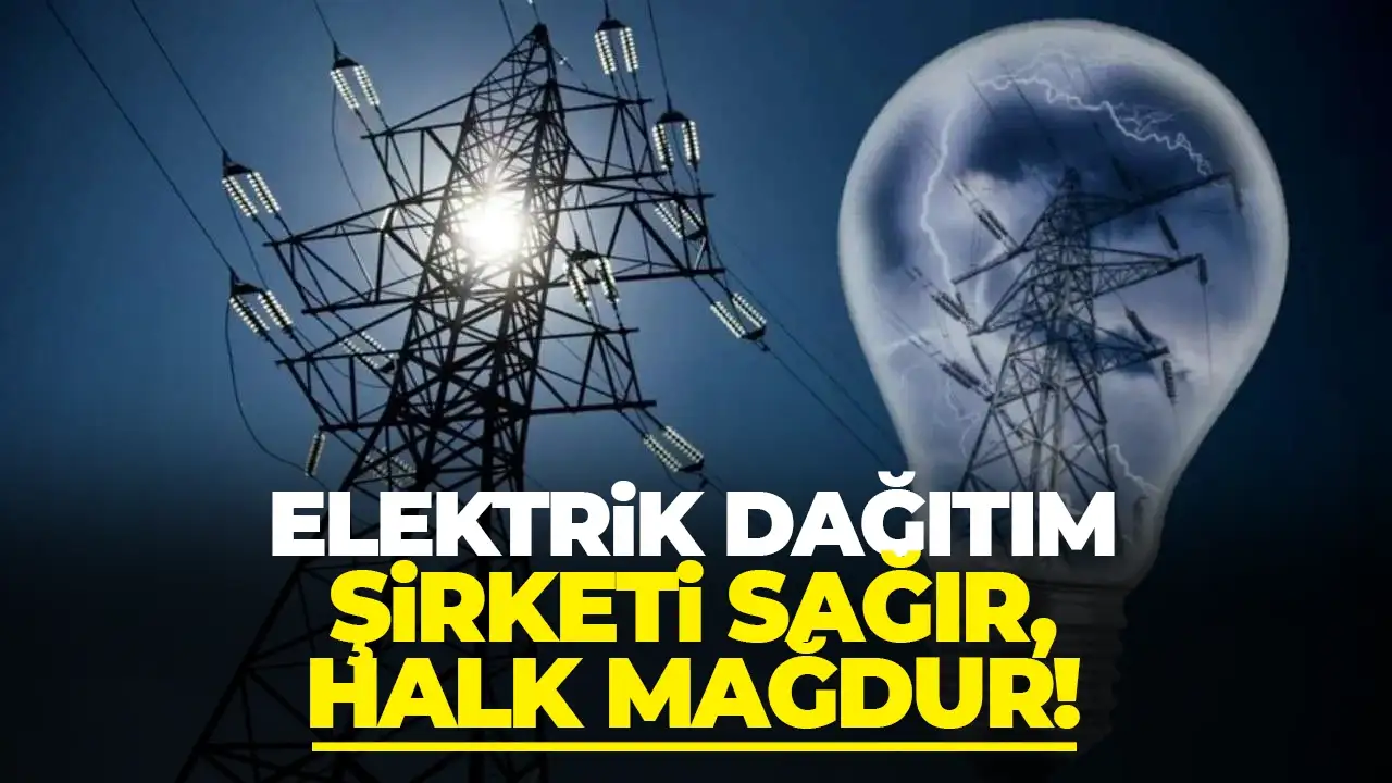 Elektrik dağıtım şirketi sağır, halk mağdur