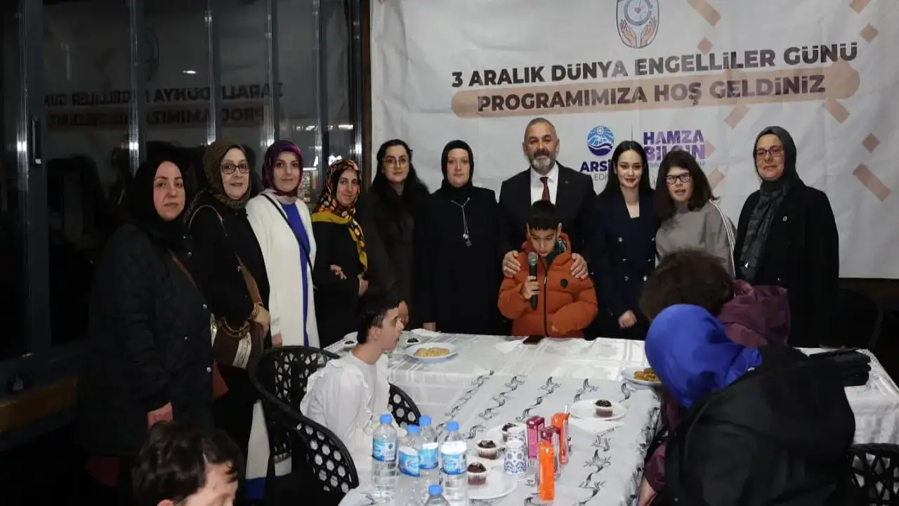 Arsin’de 3 Aralık Dünya Engelliler Günü programı renkli görüntülere sahne oldu