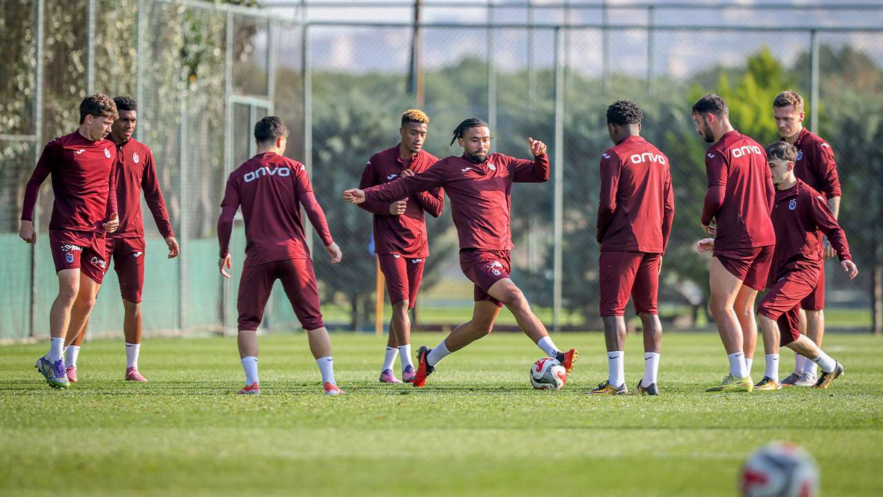 Trabzonspor'da Göztepe maçı hazırlıkları tamamlandı